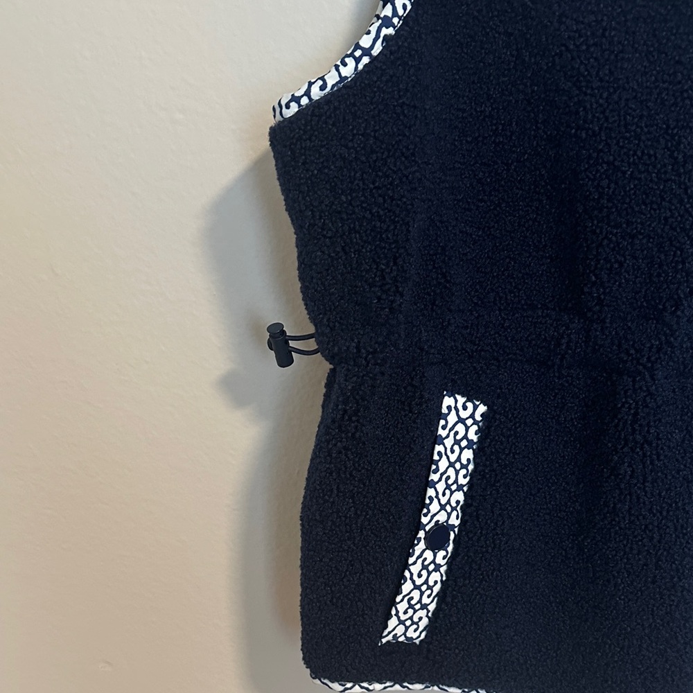 Roller Rabbit Navy and White Patterned Vest - Picture 3 of 4